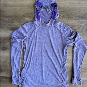 NIKE Dri-Fit Women’s Long Sleeve Hoodie with Thumb and Ponytail Holes